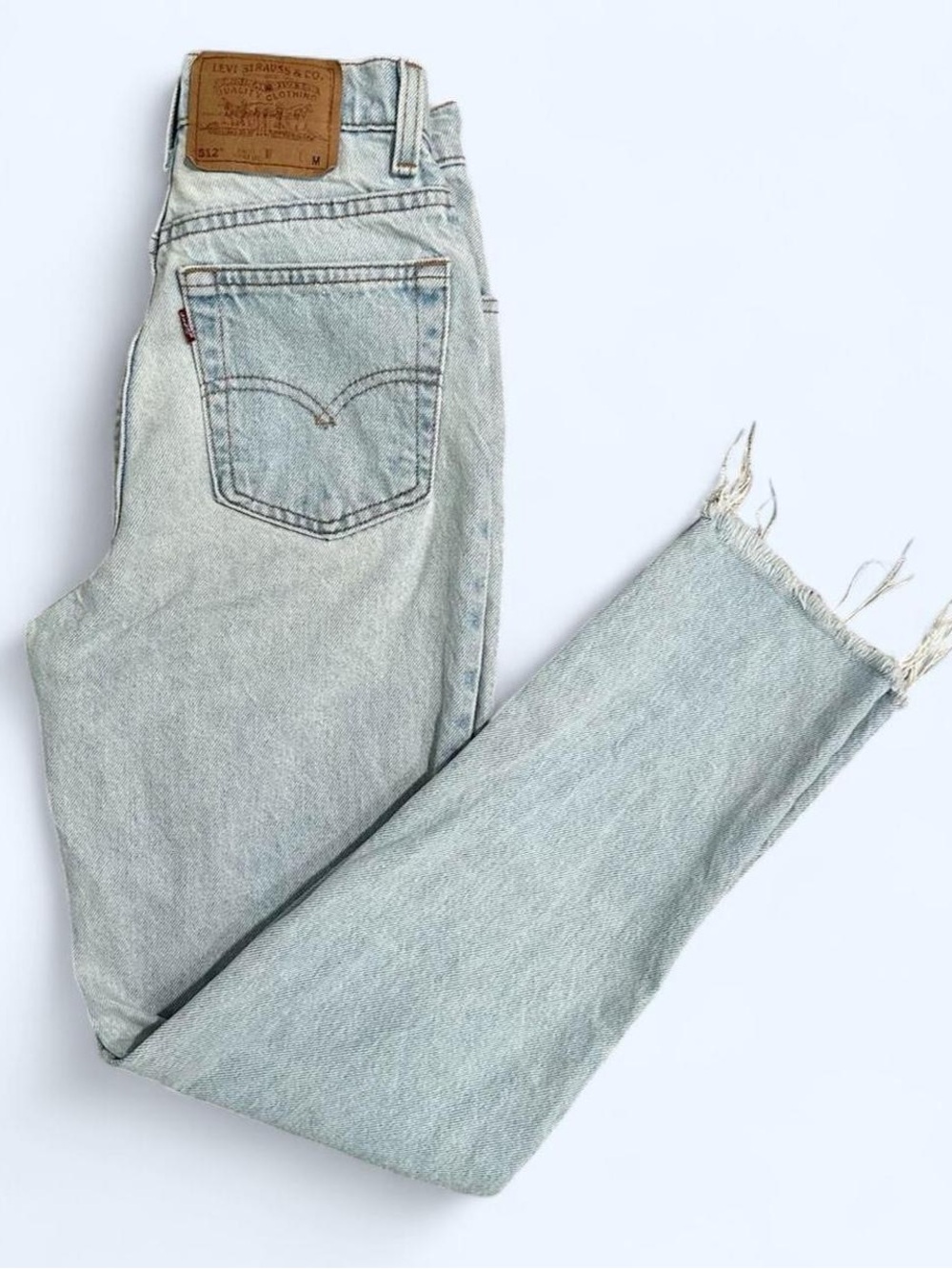 Vintage 90s Levi’s 512 Straight Light Wash Jeans
